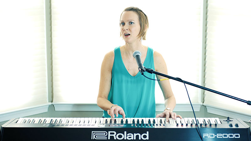Amy McKenna Performing Leave No Print Live From Her Home Studio